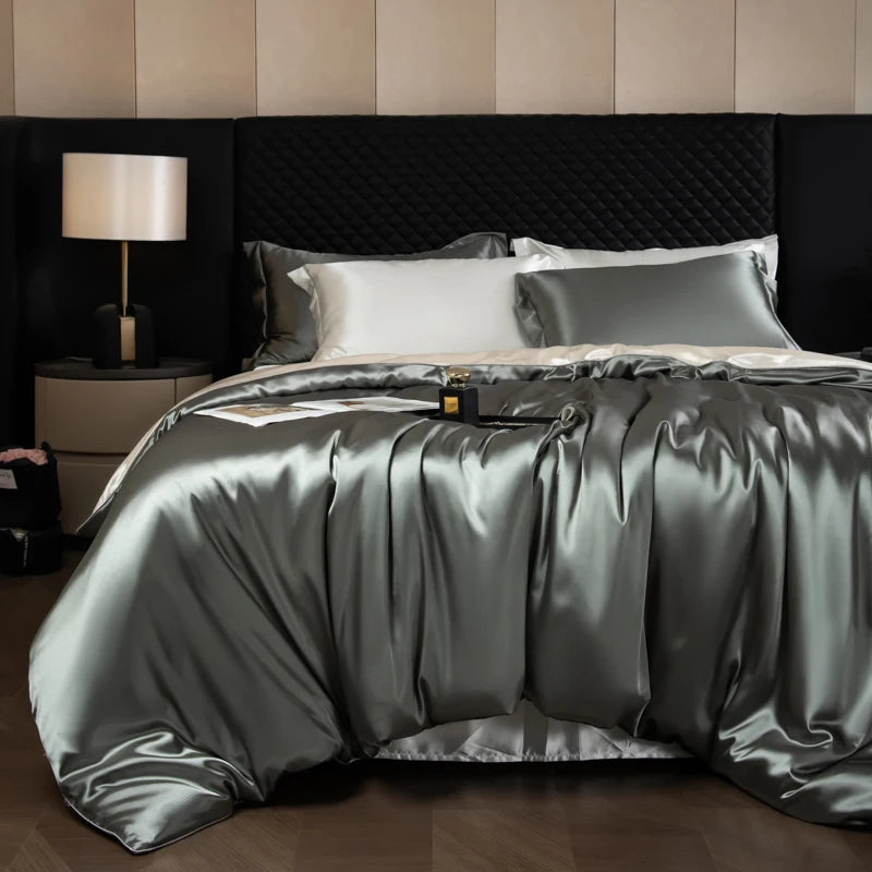 Silk Bed Sheets Set