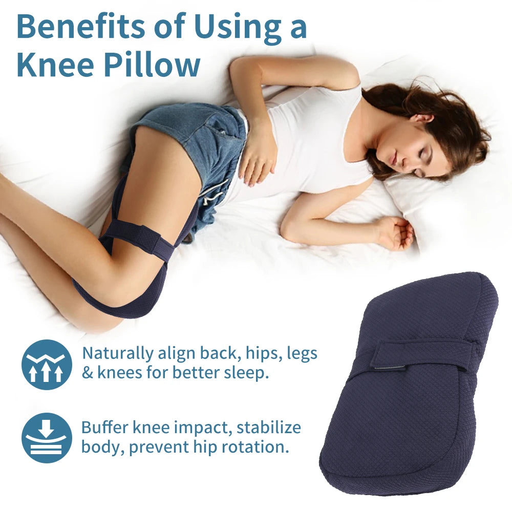 Ergonomic Knee Pillow for Side Sleepers