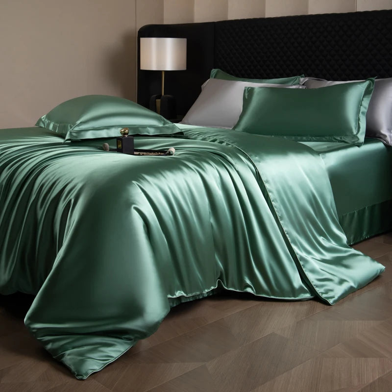Silk Bed Sheets Set