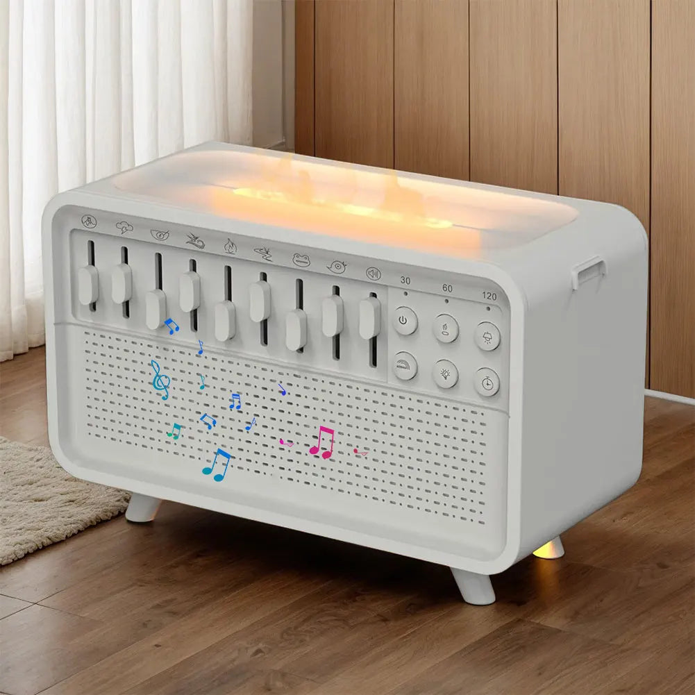 White Noise Flame Aroma Diffuser