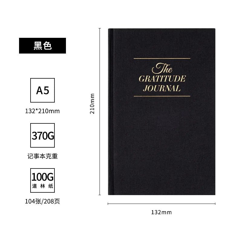 Gratitude Journal - Daily Diary for Happiness, Reflection & Affirmations