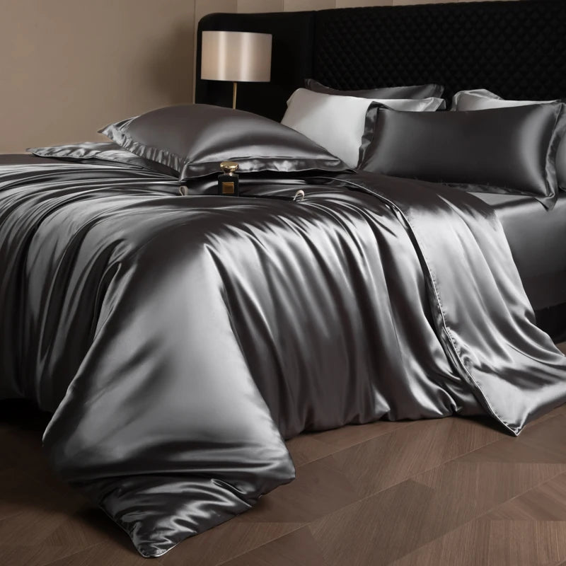 Silk Bed Sheets Set