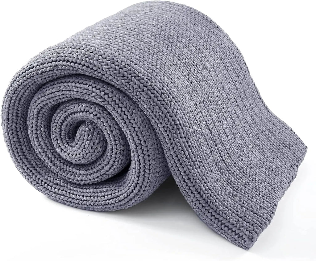 Cooling Knitted Weighted Blanket (15 lb)