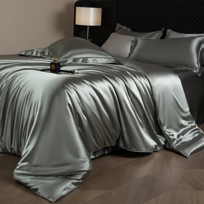Silk Bed Sheets Set