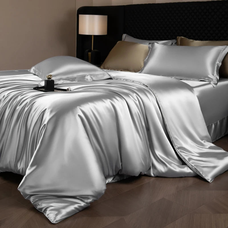 Silk Bed Sheets Set