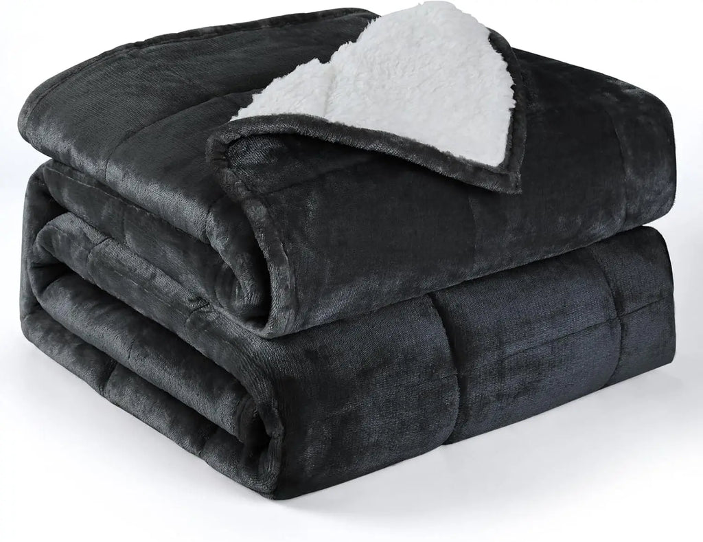 Queen Sherpa Weighted Blanket (15 lb)