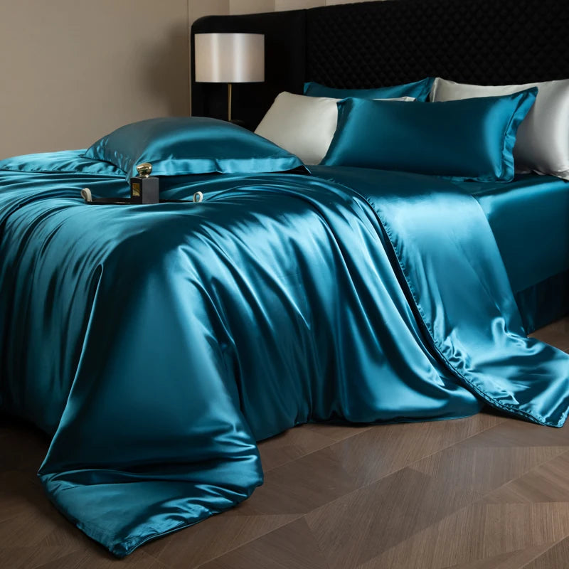 Silk Bed Sheets Set