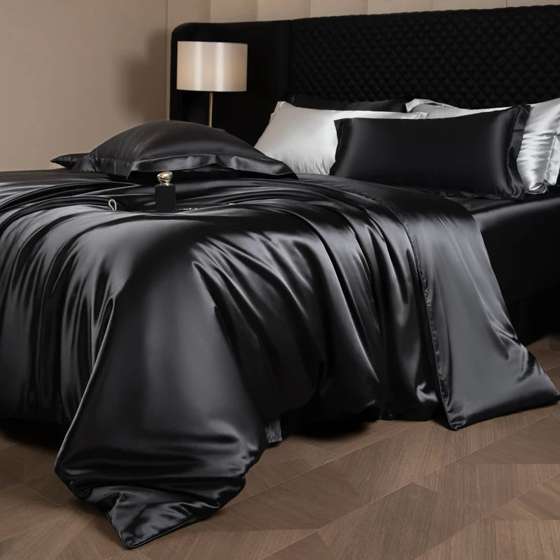 Silk Bed Sheets Set