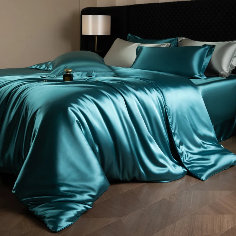 Silk Bed Sheets Set