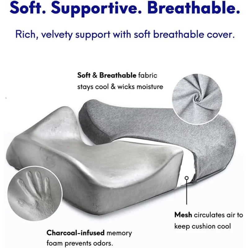 Memory Foam Pressure Relief Seat Cushion