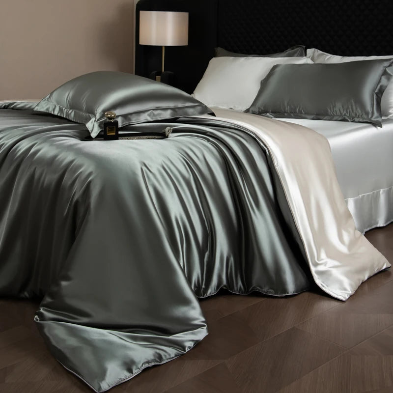 Silk Bed Sheets Set