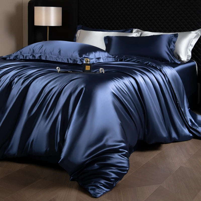 Silk Bed Sheets Set