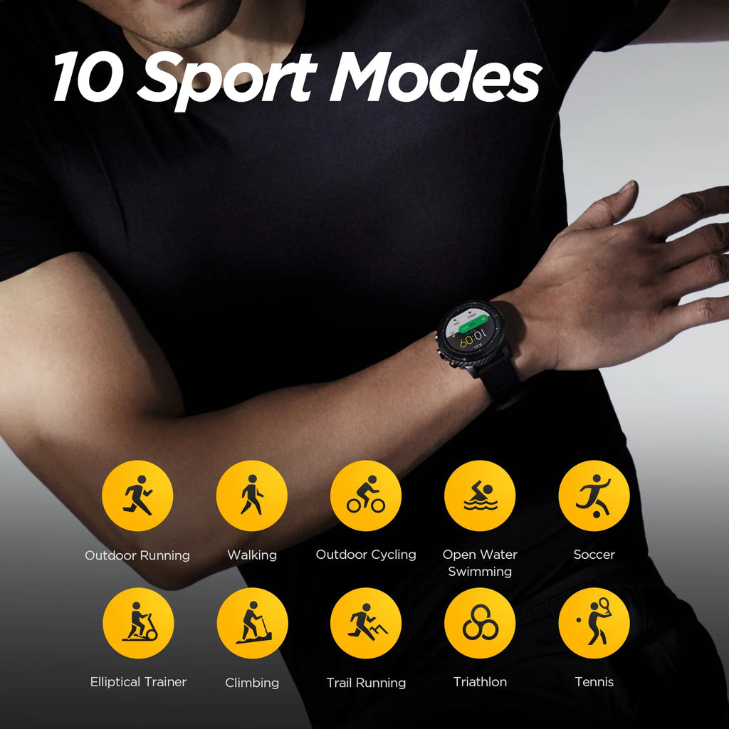 Amazfit Stratos Smartwatch (Refurbished) - GPS, Heart Rate, Waterproof