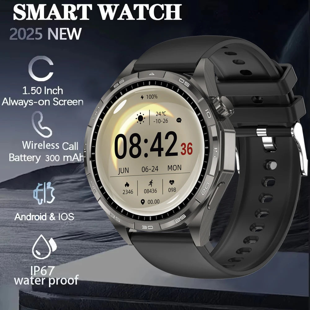 G T6 Max Smart Watch - AMOLED, GPS, Bluetooth Call, 15-Day Battery