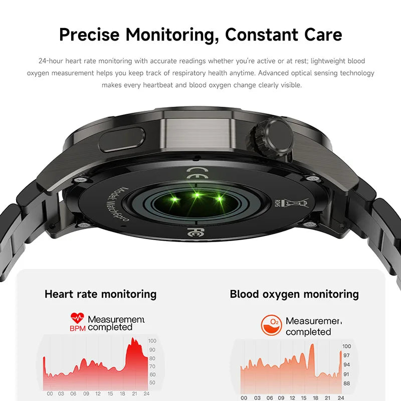 G T6 Max Smart Watch - AMOLED, GPS, Bluetooth Call, 15-Day Battery