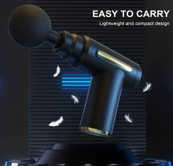 Mini Fascia Massage Gun - Portable USB Rechargeable Muscle Massager