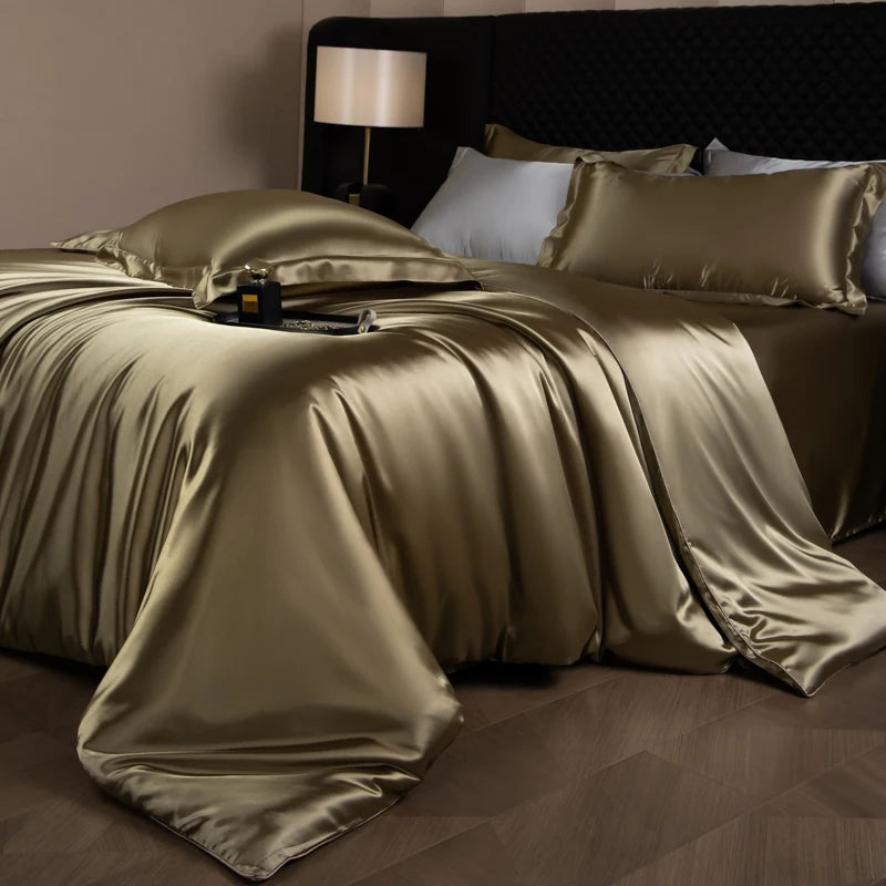 Silk Bed Sheets Set