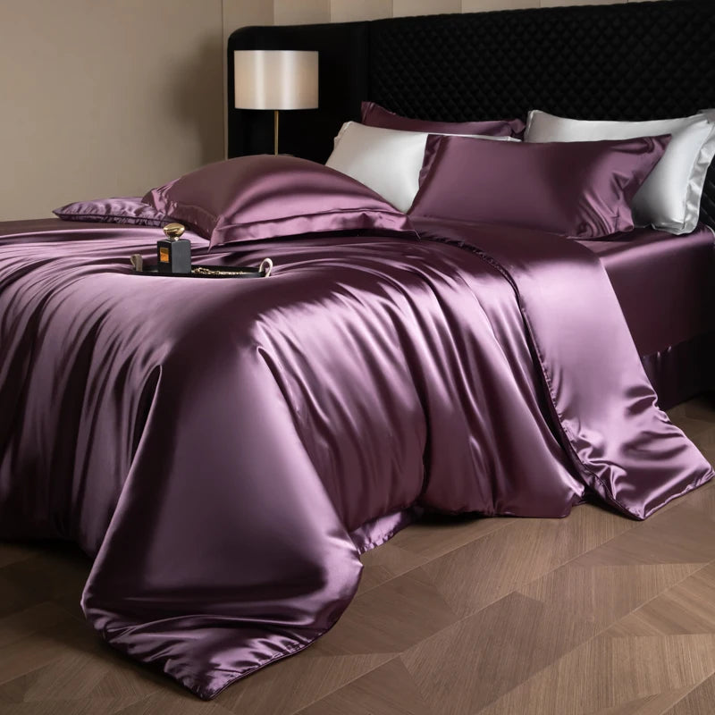 Silk Bed Sheets Set