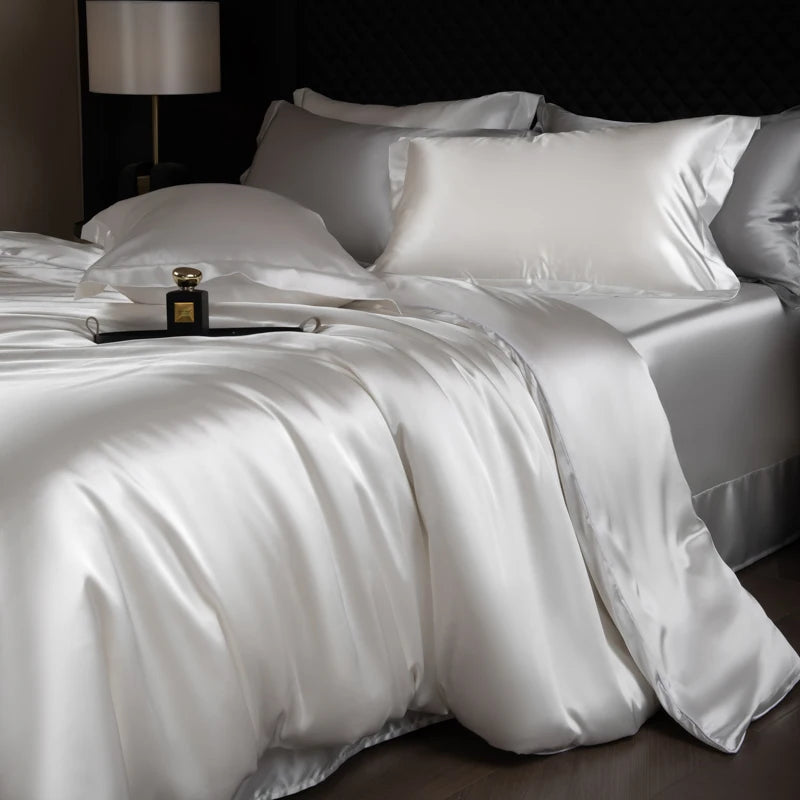 Silk Bed Sheets Set