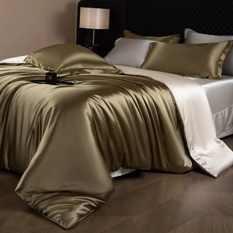 Silk Bed Sheets Set