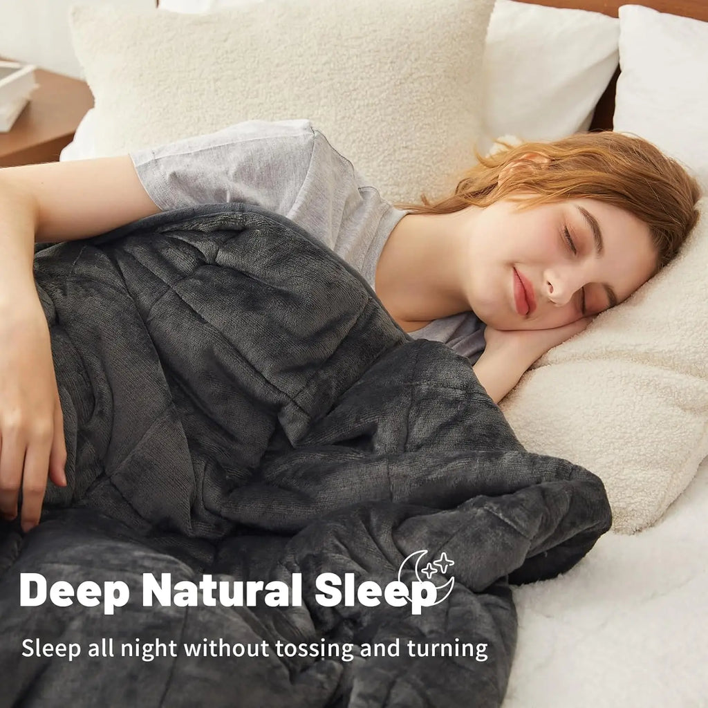 Sherpa Fleece Weighted Throw (15 lb)