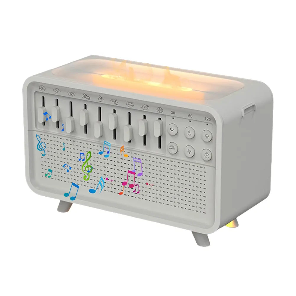 White Noise Flame Aroma Diffuser