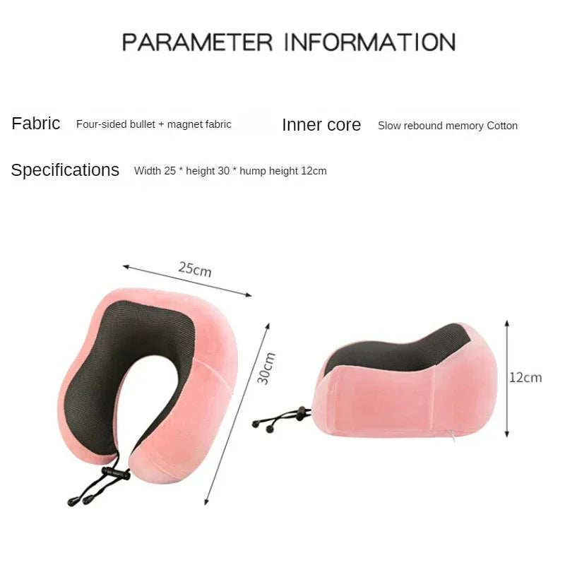 U Shape Memory Foam Travel Neck Pillow