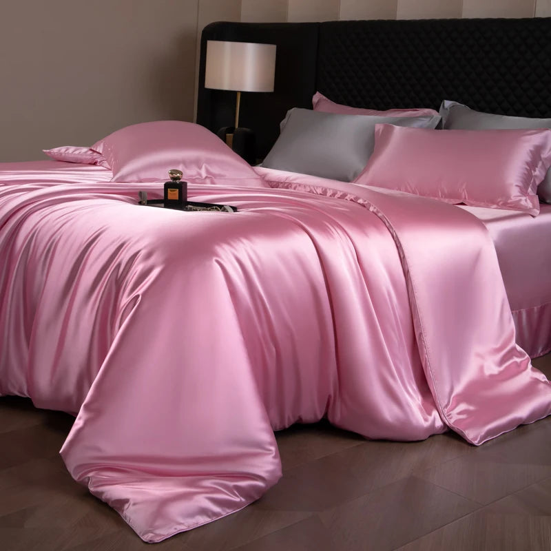Silk Bed Sheets Set