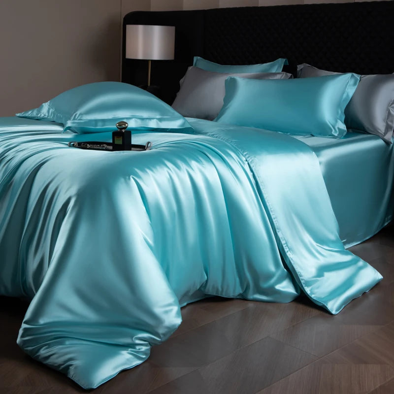 Silk Bed Sheets Set