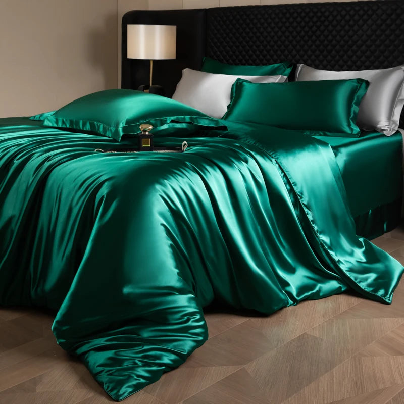 Silk Bed Sheets Set
