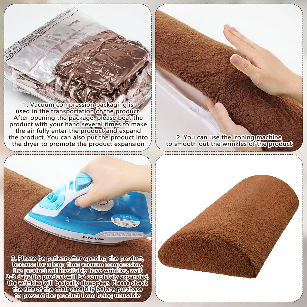 Memory Foam Half Moon Leg Pillow