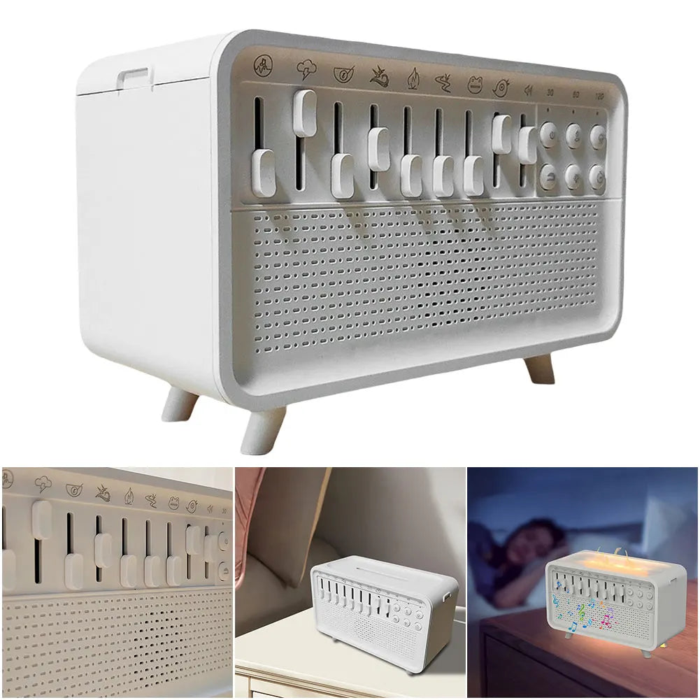 White Noise Flame Aroma Diffuser