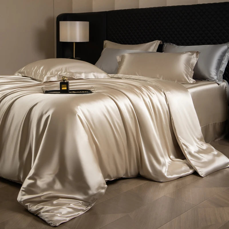 Silk Bed Sheets Set