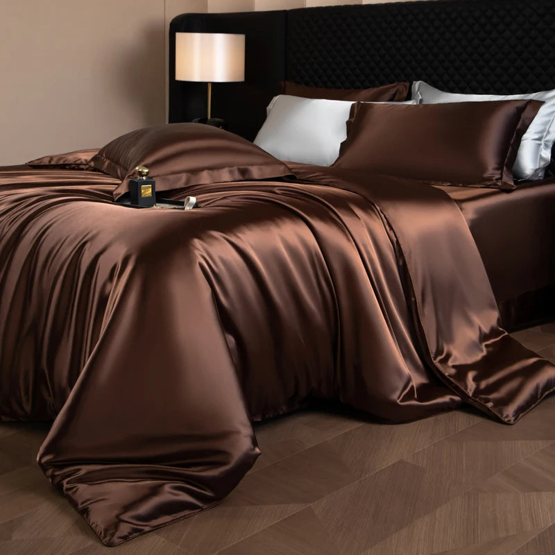 Silk Bed Sheets Set