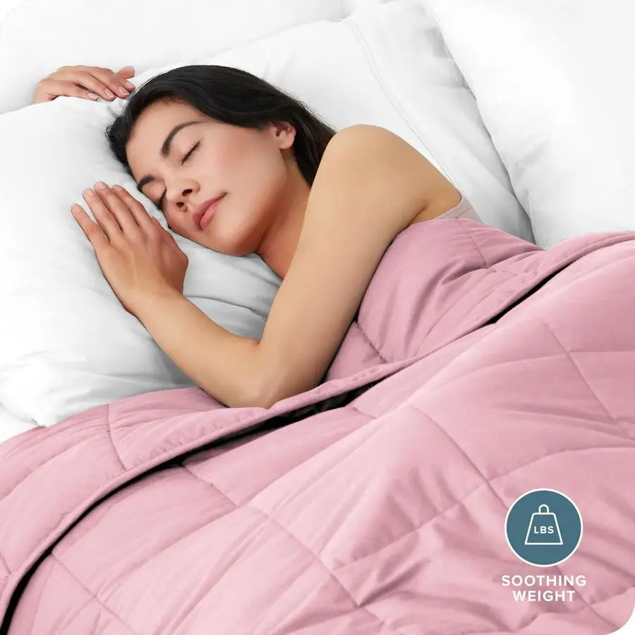 Weighted Blanket (10 lb, Pink)