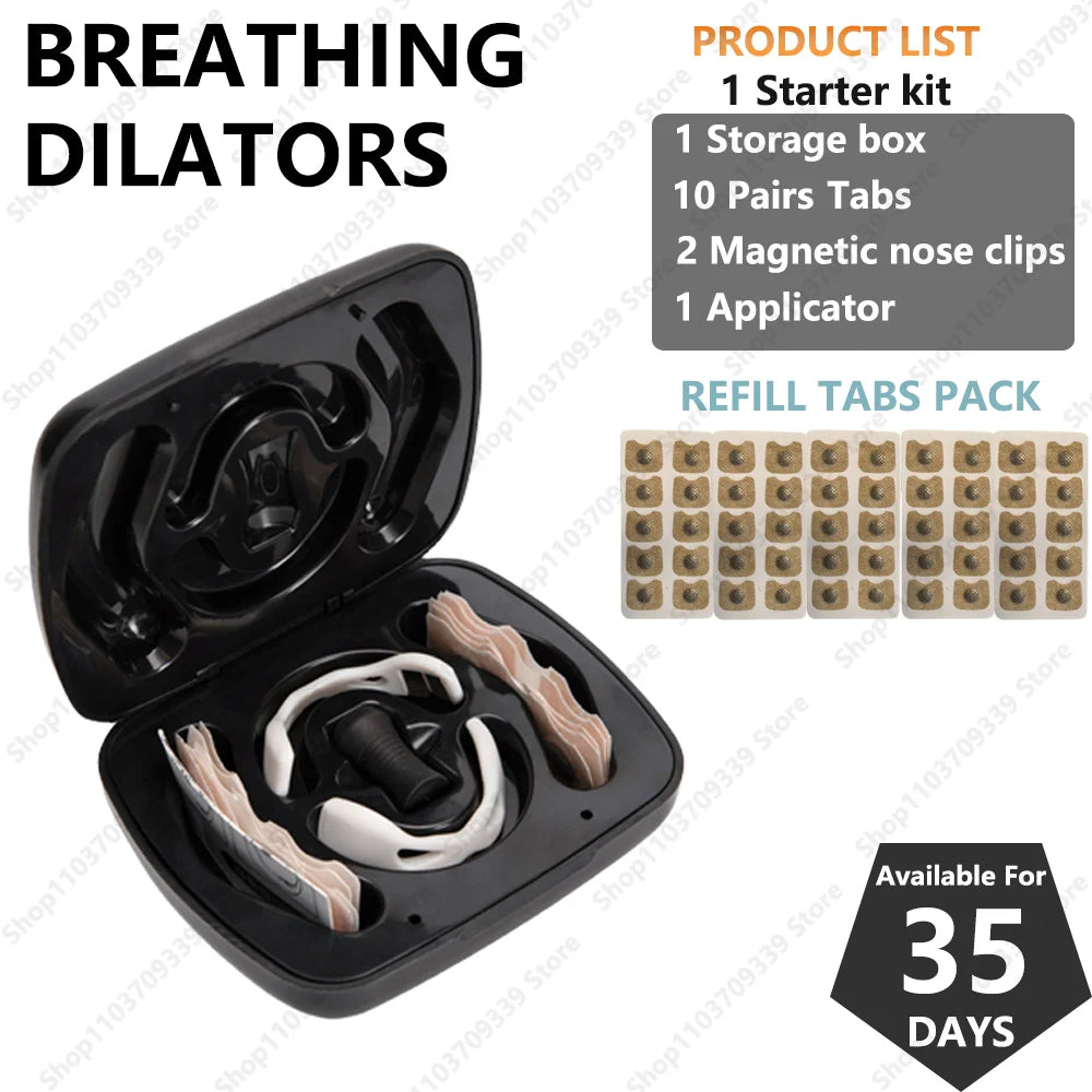 Nasal Breathing Dilators Anti-Snoring Strips - 50 Pack Starter Kit