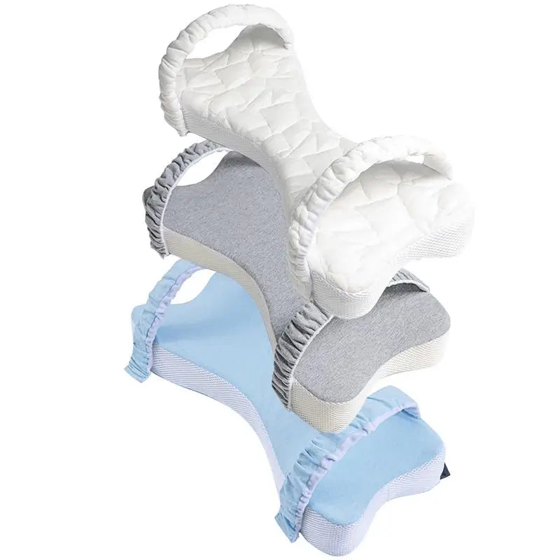 Memory Foam Knee Support Pillow - Double Heart Design with Straps