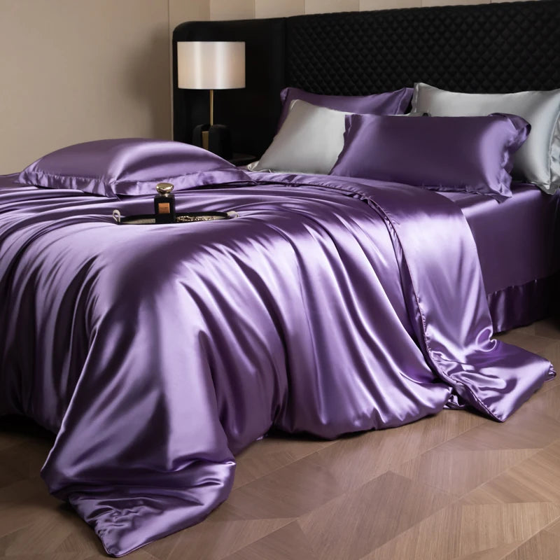 Silk Bed Sheets Set